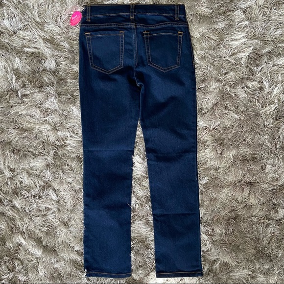 Children Place girls skinny, zip fly with button denim blue jeans. Size 10. NWT. - Picture 6 of 11